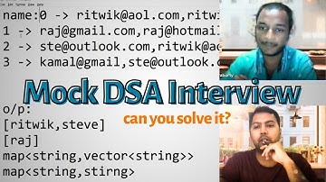 DSA Mock Interview | Mock Coding Interview
