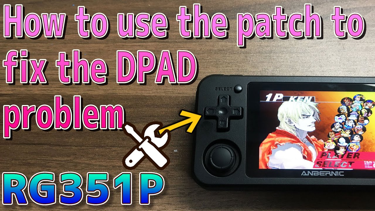 RG351P Impressions Review How to use the patch to fix the DPAD problem RockChip3326 GameConsole