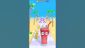 Satisfying Mobile Games 2024 - JUICE RUN 🎮😂#shorts