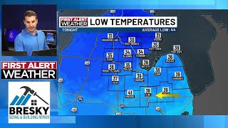 Evening First Alert Weather Show: Frost and Freeze alerts
