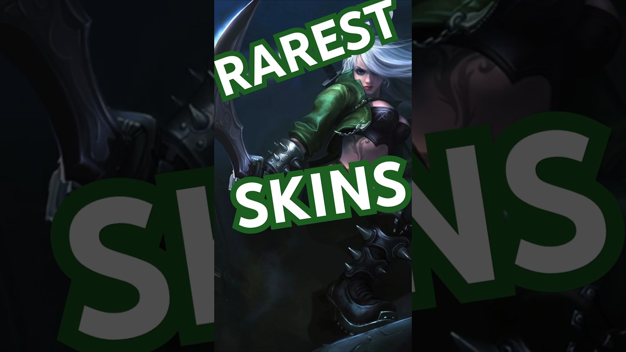 TOP 5 RAREST SKINS ON LEAGUE !        