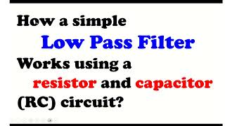 How Low pass filter works using Resistor-Capacitor (RC) Circuit with Multisim Simulation
In this webcast, we briefly explain the simple low-pass filter constructed using a resistor and capacitor. In a low-pass filter, the output is taken across the capacitor. A multi-sim simulation is provided of a low-frequency pass filter. #lowpassfilter #highpassfilter #rccircuit #circuit #multisim How Low pass filter works using Resistor-Capacitor (RC) Circuit with Multisim Simulation