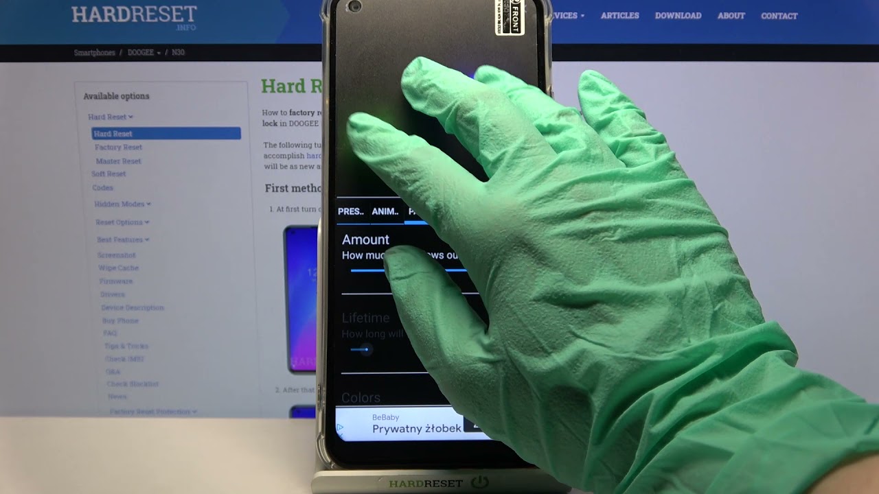 How to Download Live Wallpaper Magic Fluids in DOOGEE N30 – Refresh Display