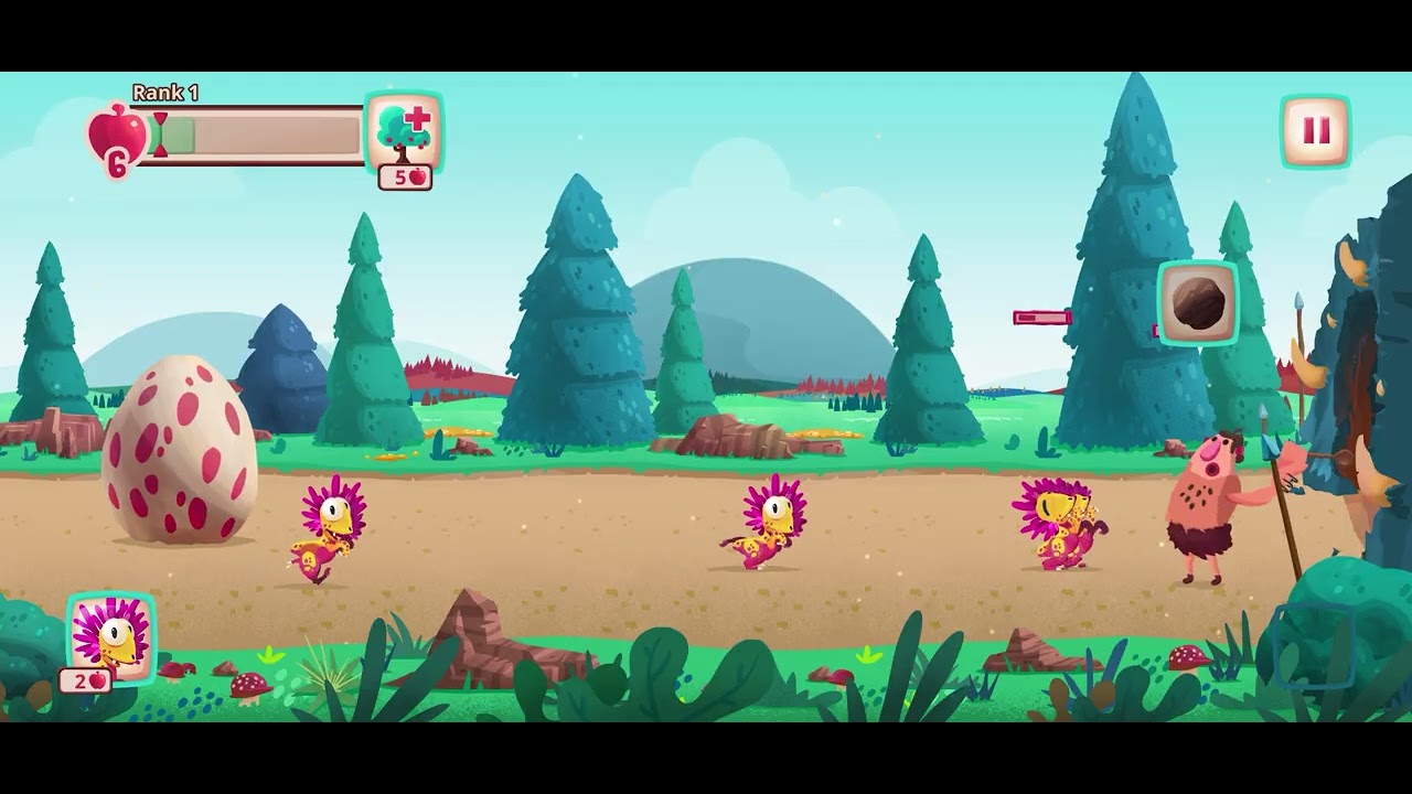 Playing Dino Bash episode 1