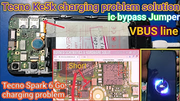 Tecno ke5k charging problem || Tecno spark 6 go charging problem