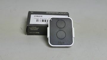 Programmation de la télécommande NICE ON2E | Habitat-Automatisme