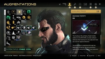 Deus Ex: Mankind Divided - Augmentations: Hacking Fortify (Multiple Versions) Information Details