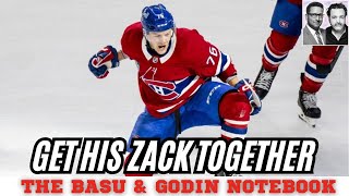 Zachary Bolduc Is Given Time To Figure It Out The Basu Godin Notebook