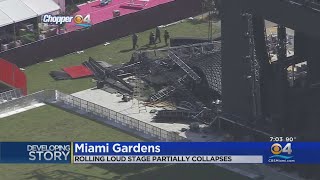 Part Of Stage For Rolling Loud Collapses In Miami Gardens