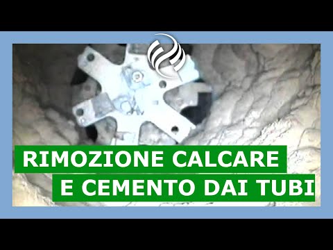 scarico water intasato dal calcare