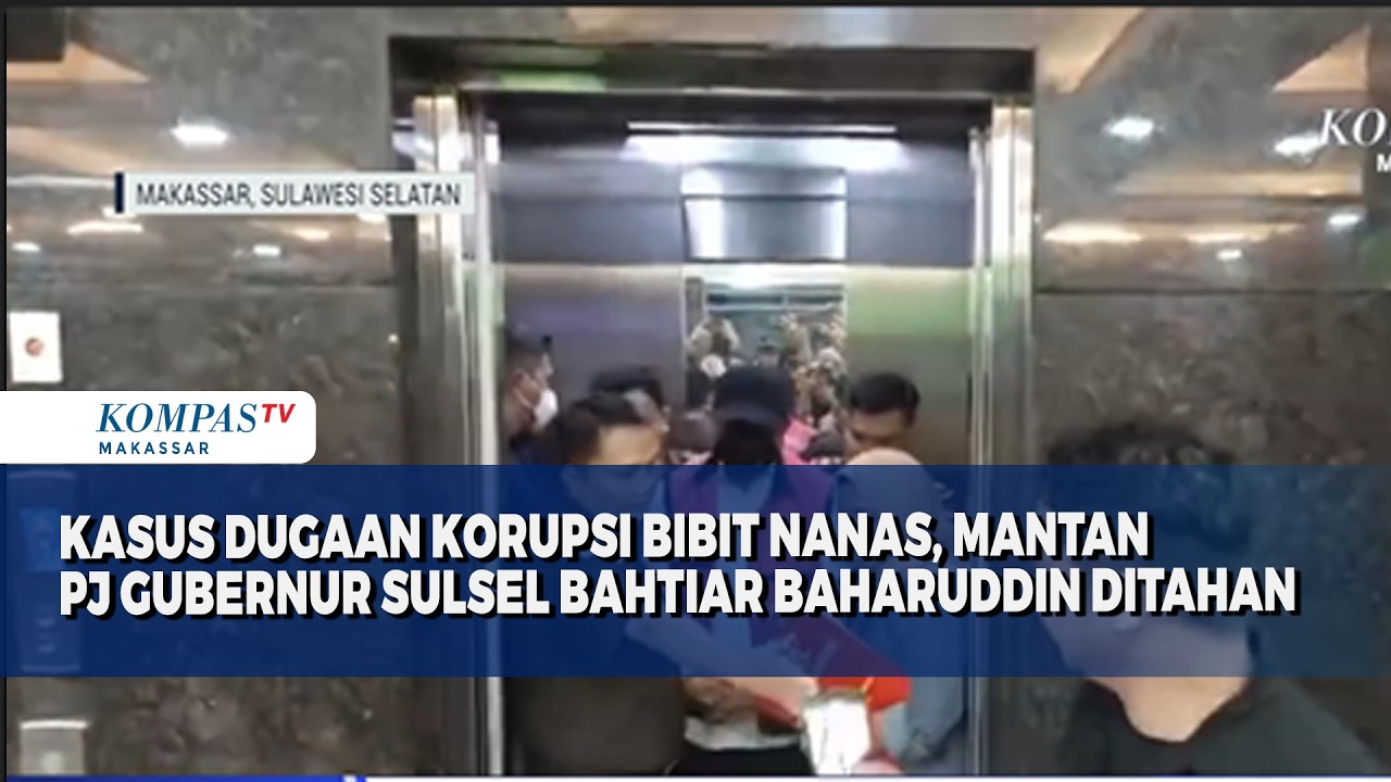 Kasus Dugaan Korupsi Bibit Nanas, Mantan Pj Gubernur Sulsel Bahtiar Baharuddin Ditahan