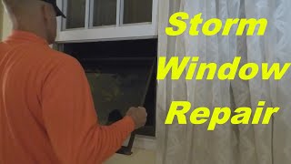 Storm Window & Screen Repair - Frame Corners / Window Latches / Slide Bolts / Weather-stripping