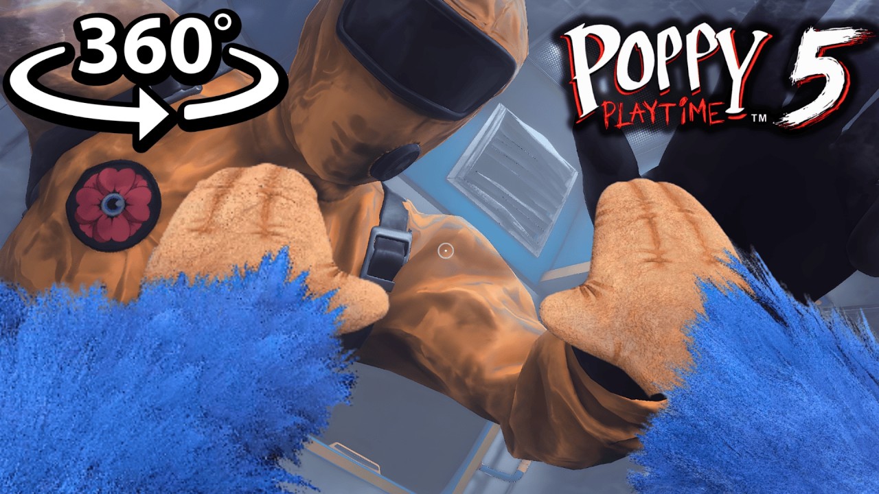 360° You Can PLAY AS HUGGY in VR?! All Huggy Memories | Poppy Playtime Chapter 5