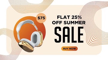 Headphones & Shoes Social Media animation ( motion graphics)