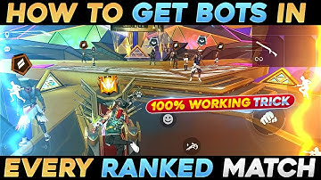 How to get bots in ranked match in telugu😱|BOT LOBBY TRICK😱|Grand master tips 2022❤|rank push tips😍|