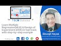 Knowledge-Insight series session on Multiple Regression & Design of Experiment(DOE)