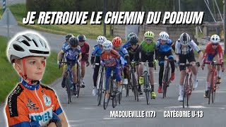 Je roule dans le vent pour un podium à la clef ! Catégorie U13 - Macqueville (17)