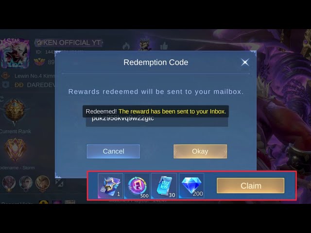 Mobile Legends: Bang Bang redeem codes (December 2023)