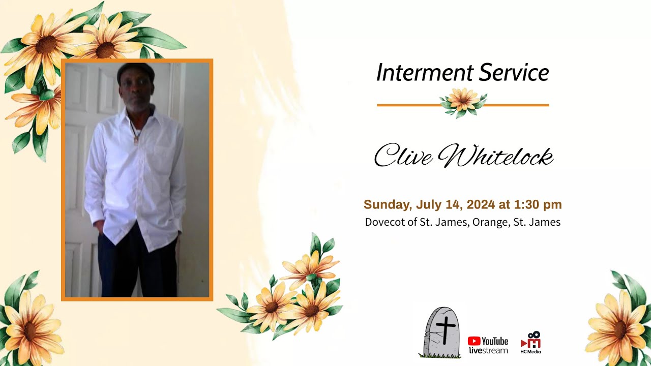 Interment Service for Clive Whitelock