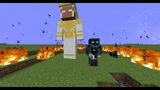 Sentinel Herobrine vs Omnipotent God Of Infinity