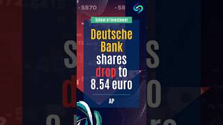 #deutschebank shares drop like #creditsuisse amid fears #german #stockexchange #reels #shortsvideo