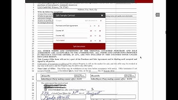 DotLoop: Split documents into individual files