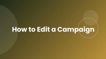Edit Campaign in Keabuilder