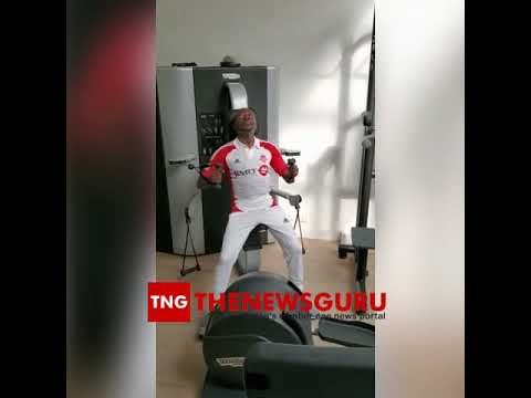 Download Adams Oshiomhole hits the gym to relieve COVID-19 stress