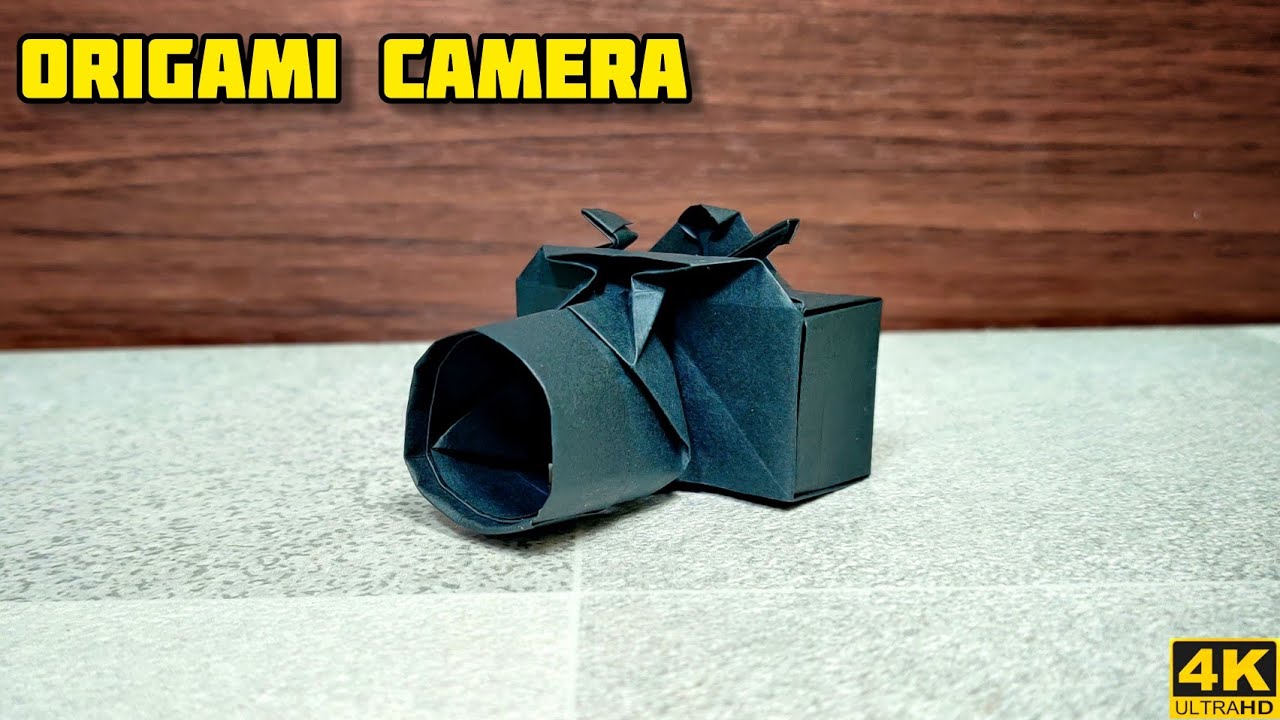 Origami Camera Origami tutorial Paper craft YouTube