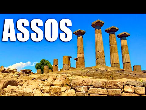 ASSOS BEHRAMKALE AYVACIK ÇANAKKALE TURU - WALKING TOUR 4K #assos#behramkale#çanakkale#turkey#travel