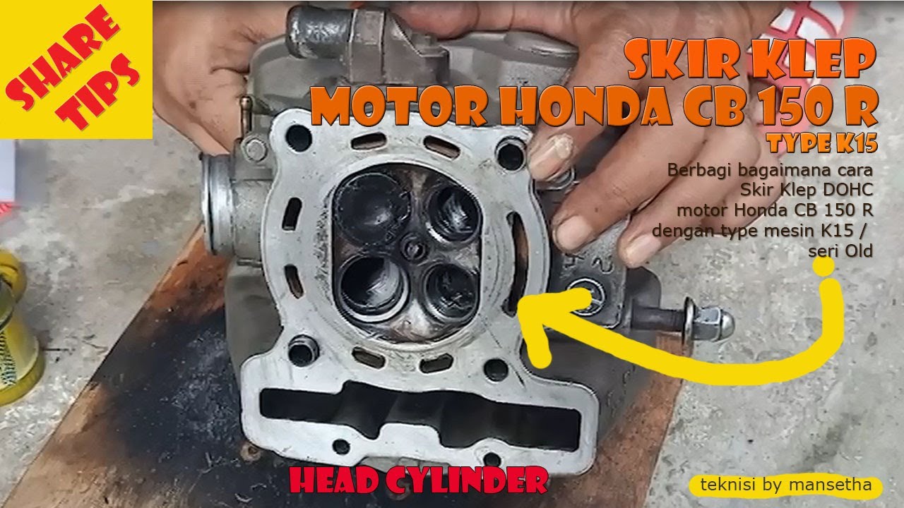 Skir & Ganti Seal Klep CB150 R ~ K15