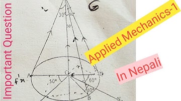 #16 Important Question on Space | Applied Mechanics-1 | Space or 3D | by Harishwar  in Nepali