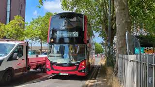 Route 58 Volvo Bzl Dd In Walthamstow