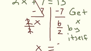 Week 7 Video 1 -  2 Step Equations