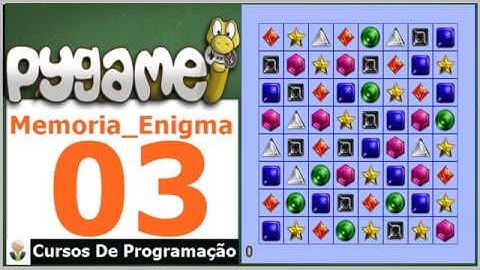 Curso Programação - Ciando Um Jogo De Memoria Enigma Em Pygame - 03