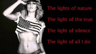 Miley Cyrus - Evil is but a shadow (lyrics)