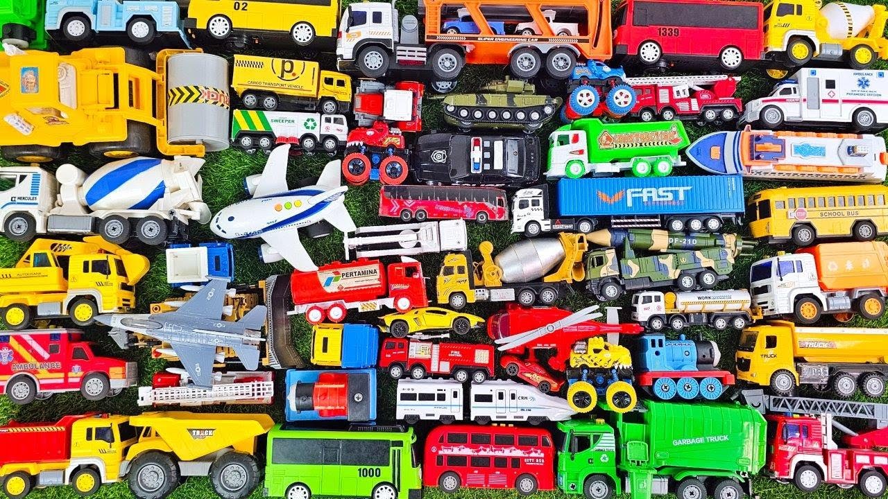 Mobil Mobilan Polisi, Mobil Truk Molen, Mobil Balap, Mobil Damkar, Beko Excavator, Ambulance 215