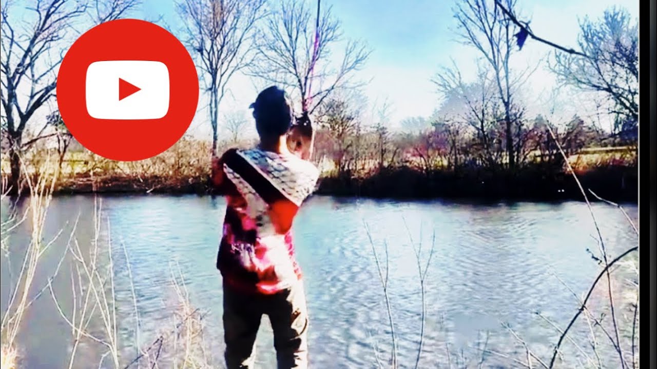 Bass fishing in small local pond