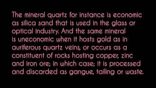 What Constitutes a Mineral Deposit