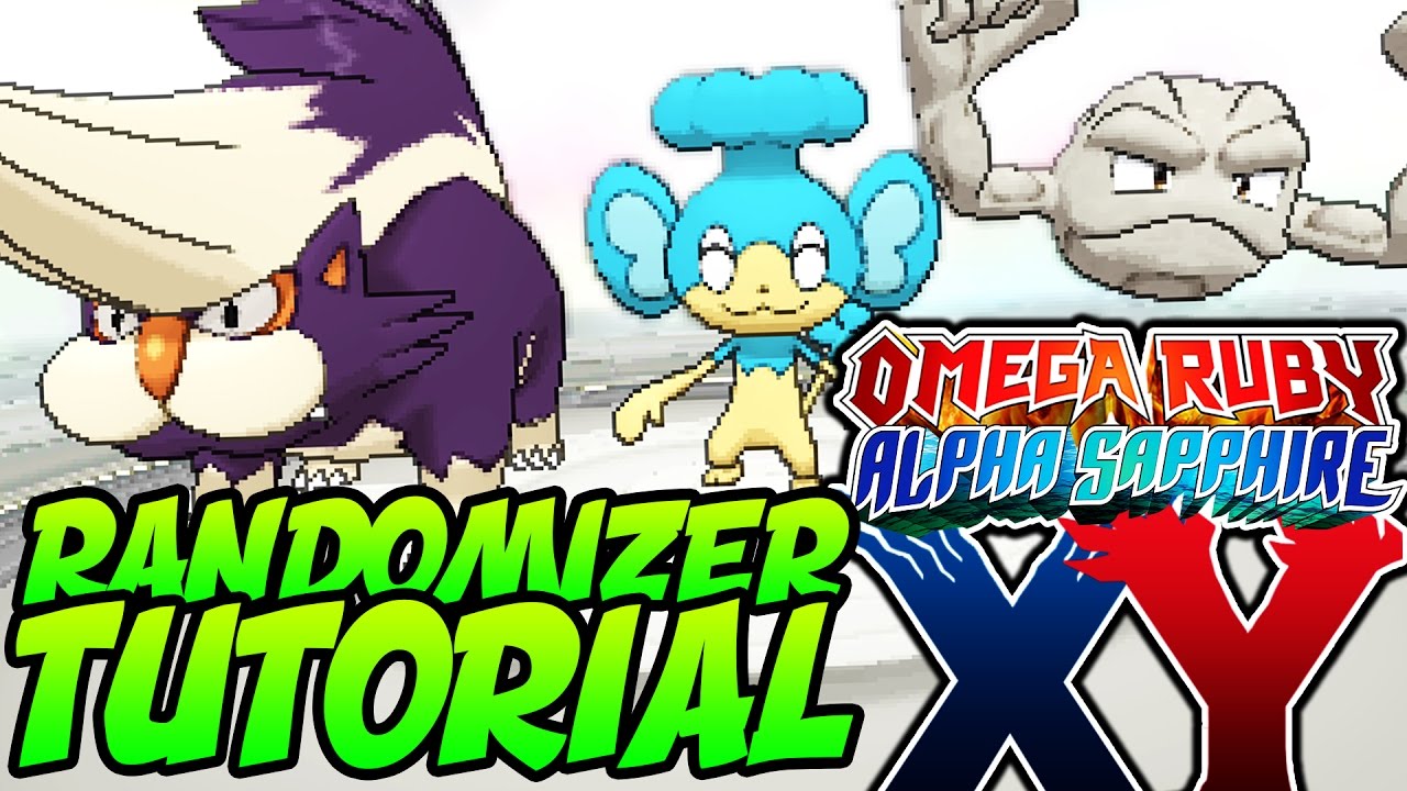 How to RANDOMIZE Pokémon Omega Ruby, Alpha Sapphire, X and Y! Gen 6  RANDOMIZER Tutorial! 