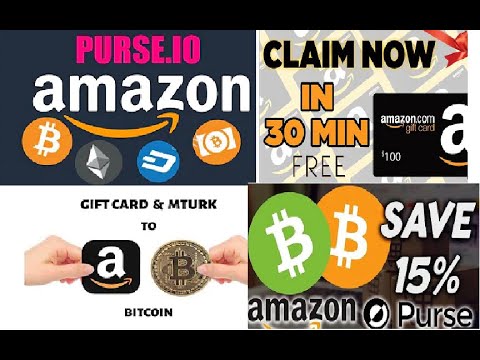 MTURK|How To Convert Your Giftcard Balance To BITCOIN Or BTH|Purse.io Converted Amazon GIftcard|