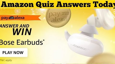 Amazon Bose Earbuds Quiz Answers Today Amazon Great Indian Festival Quiz Amazon Quiz Answers Today