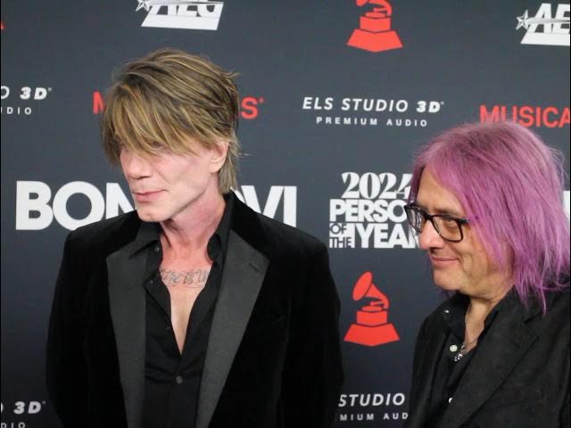 Goo Goo Dolls Johnny and Robbie at 2024 MusiCares POTY - Jon Bon Jovi #music #bonjovi - YouTube