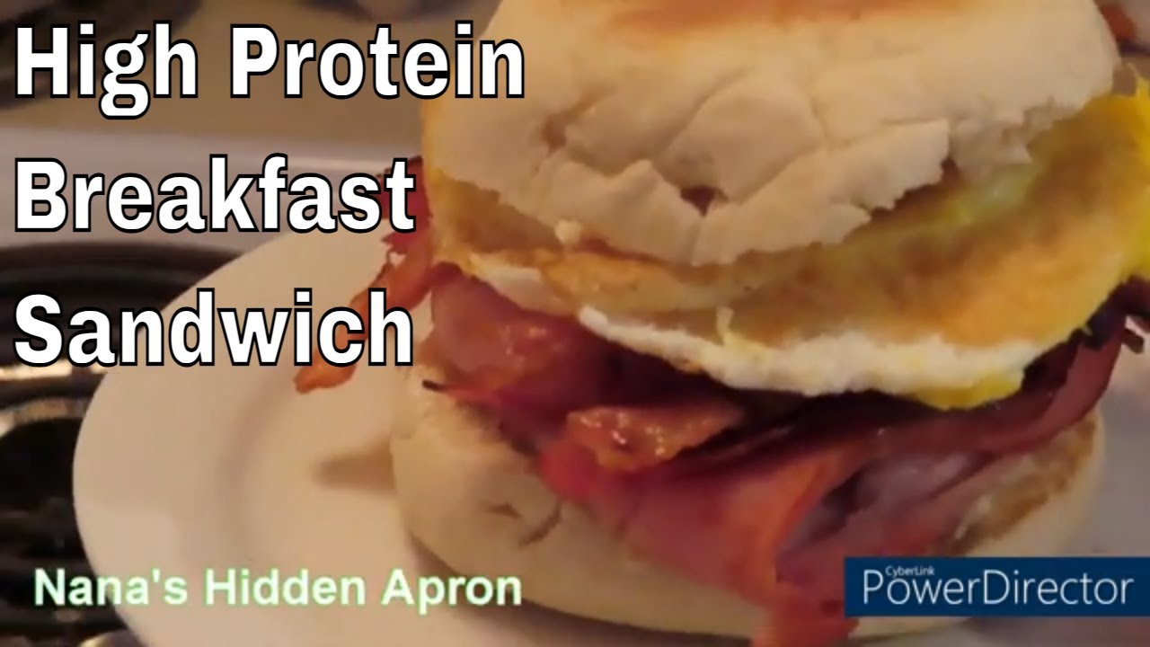 High Protein Breakfast Sandwich YouTube