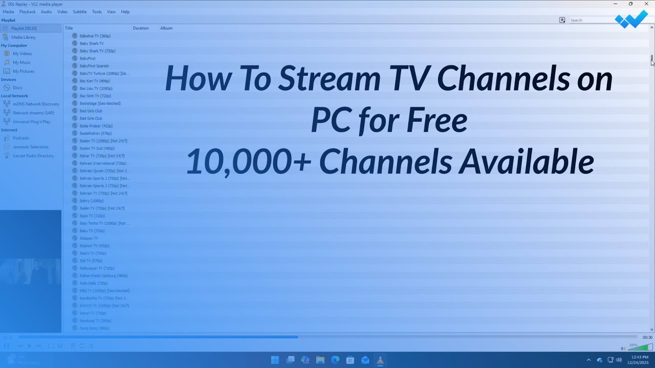 How to Stream TV Channels on PC for Free