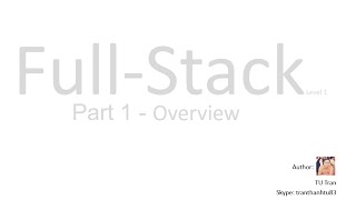 Fullstack - Part 2 - Overview