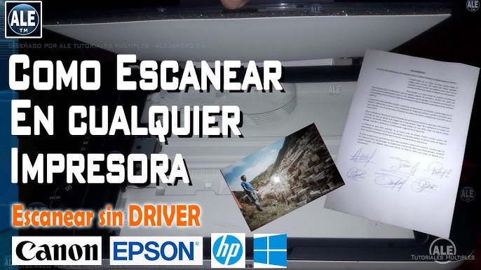 Como Escanear Fotos y Documentos con Cualquier Impresora en Windows. 