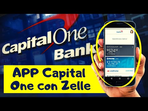 ≫ Como Enviar Dinero por ZELLE Capital One ? (Usar Zelle con la App del banco Capital One)