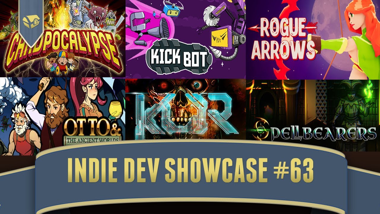 Indie Dev Showcase #63 | Cardpocalypse, Kick Bot, Rogue Arrows, Otto, Kur, Spellbearers
