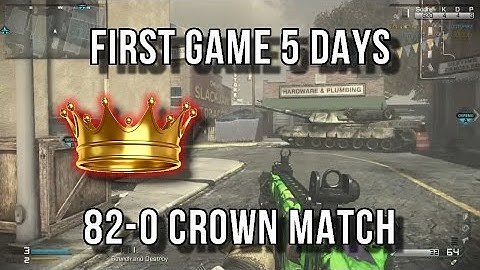 COD Ghosts : Gamebattles 3v3 82-0 Crown Match #1 Team on Leaderboards